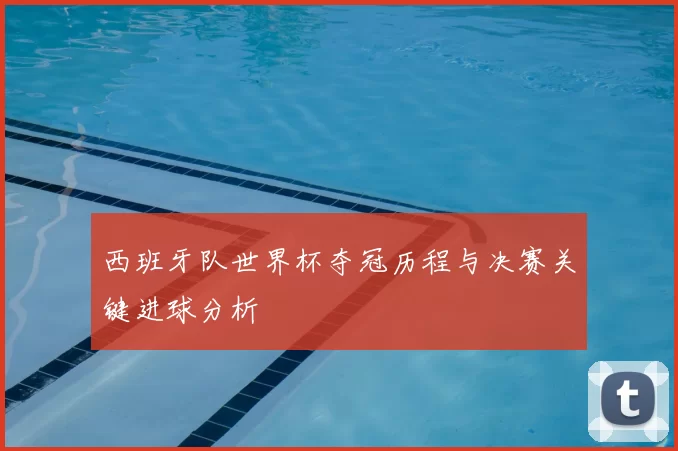 西班牙队世界杯夺冠历程与决赛关键进球分析